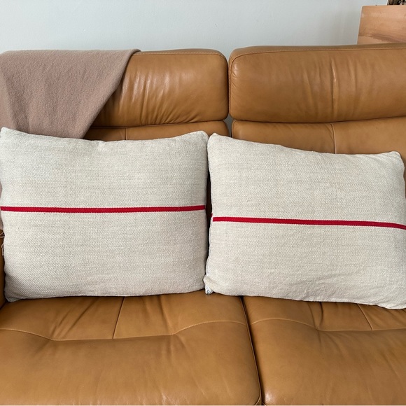 Vintage Feed Bag Pillow - Picture 2 of 10